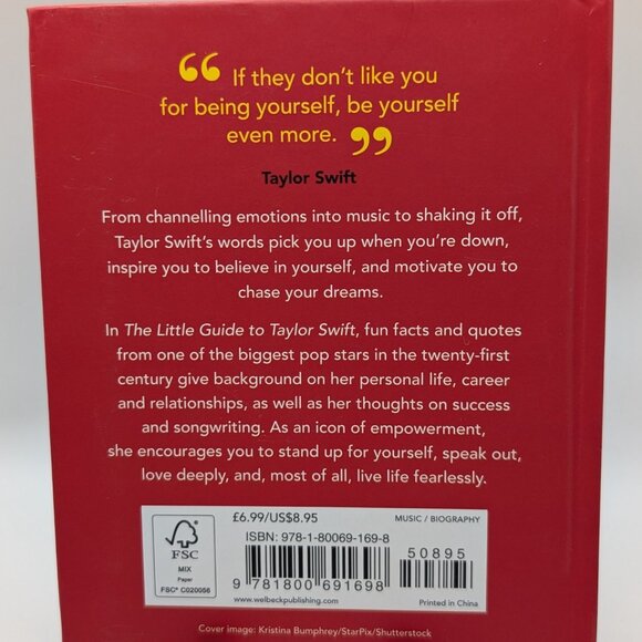 The Little Guide to Taylor Swift: Words to Shake It Off NWT 4 bonus stickers - Picture 3 of 3